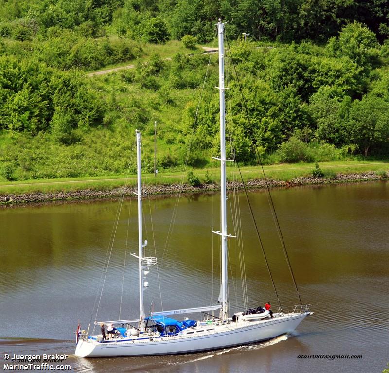 ebbtide (Sailing vessel) - IMO , MMSI 245736000, Call Sign PDTJ under the flag of Netherlands