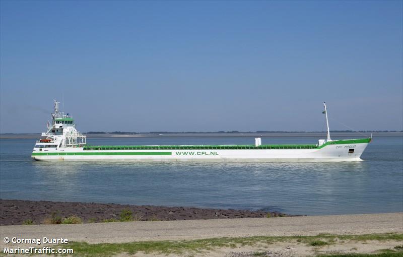 proud (General Cargo Ship) - IMO 9386433, MMSI 246611000, Call Sign PBUI under the flag of Netherlands