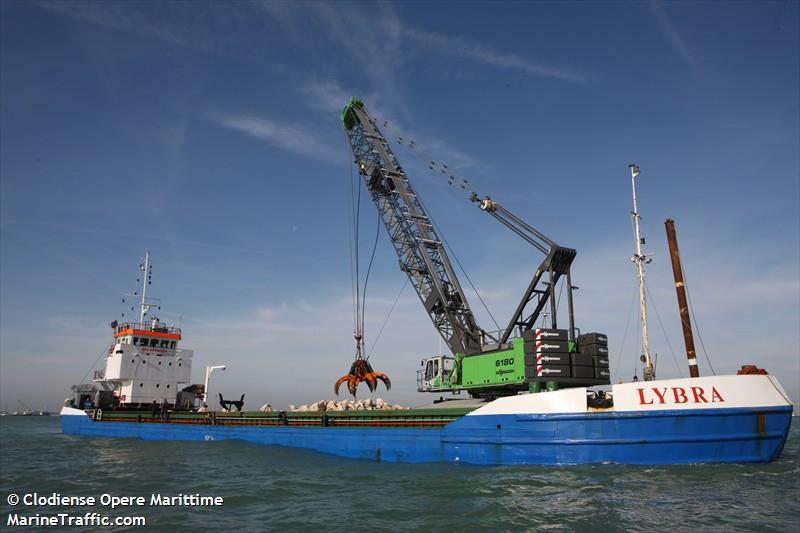 lybra (Motor Hopper) - IMO 8034124, MMSI 247106200, Call Sign IMEY under the flag of Italy