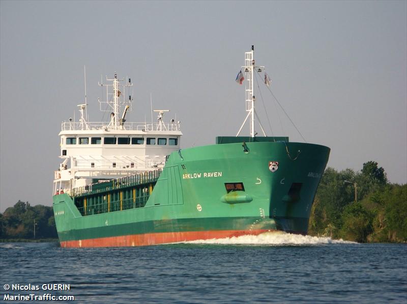 arklow raven (General Cargo Ship) - IMO 9344538, MMSI 250001109, Call Sign EIXR under the flag of Ireland