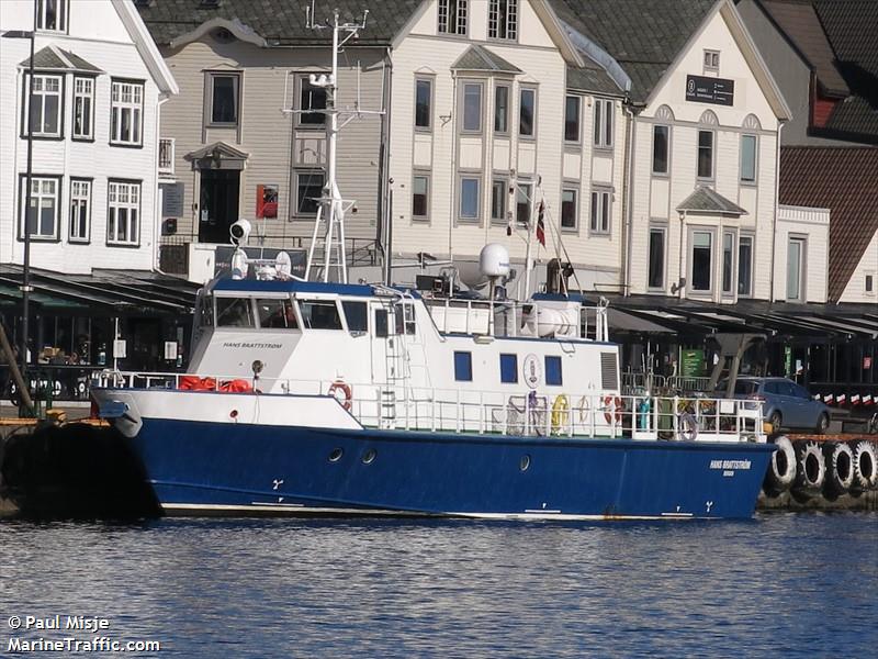 hans brattstrom (Dredging or UW ops) - IMO , MMSI 257155400, Call Sign LERS under the flag of Norway