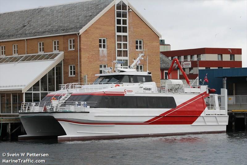 maroy (Passenger Ship) - IMO 9172789, MMSI 259453000, Call Sign LIWT under the flag of Norway