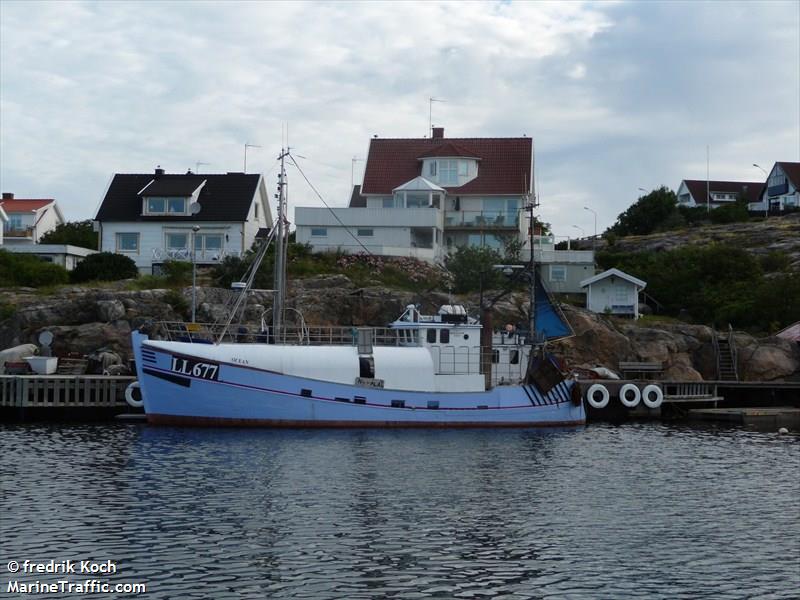 ll677 ocean (Fishing vessel) - IMO , MMSI 266083000, Call Sign SGUN under the flag of Sweden