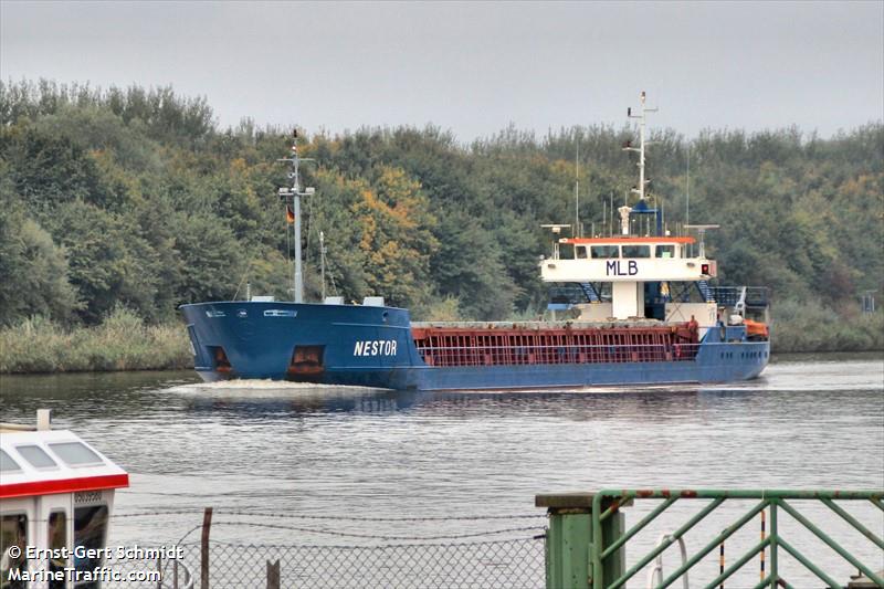 nestor (General Cargo Ship) - IMO 9234305, MMSI 304011028, Call Sign V2AA8 under the flag of Antigua & Barbuda