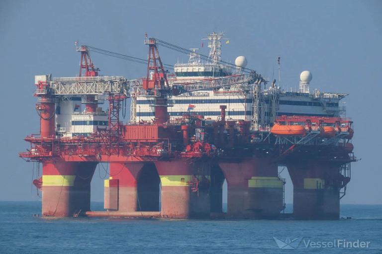 floatel triumph (Platform) - IMO 9707766, MMSI 310735000, Call Sign ZCEM8 under the flag of Bermuda