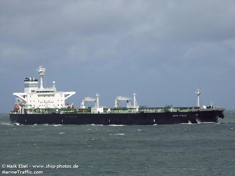 alfa italia (Crude Oil Tanker) - IMO 9255880, MMSI 311416000, Call Sign C6SO8 under the flag of Bahamas