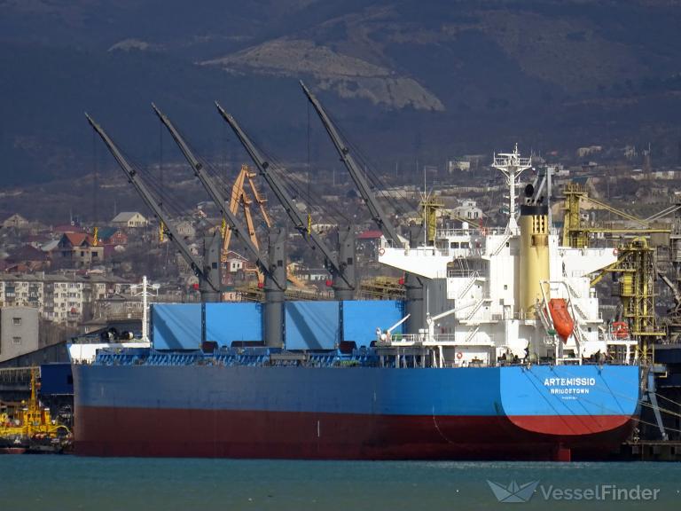 artemissio (Bulk Carrier) - IMO 9762364, MMSI 314427000, Call Sign 8PAL4 under the flag of Barbados