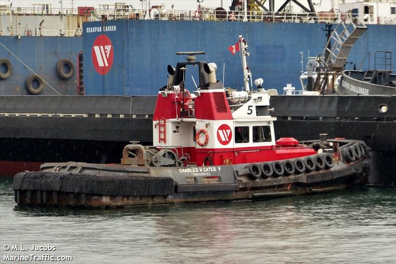 c.h.cates v (Tug) - IMO , MMSI 316005725 under the flag of Canada