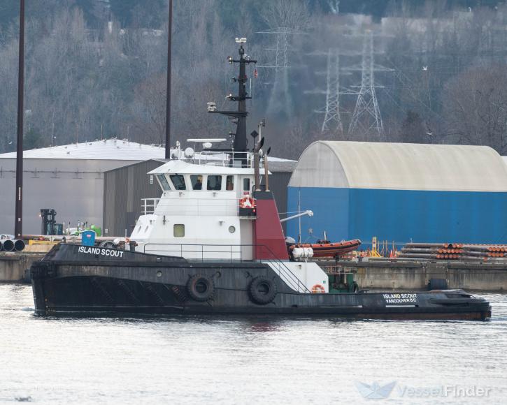 island scout (Tug) - IMO , MMSI 316009219, Call Sign CFG7527 under the flag of Canada