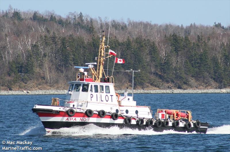 apa 1 (Pilot) - IMO , MMSI 316011877 under the flag of Canada