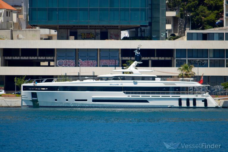 club m (Yacht) - IMO 9906116, MMSI 319195600, Call Sign ZGKJ6 under the flag of Cayman Islands