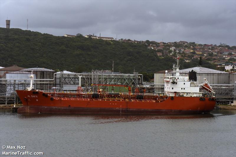 al safa (Chemical/Oil Products Tanker) - IMO 9501643, MMSI 325366000, Call Sign J7BF6 under the flag of Dominica