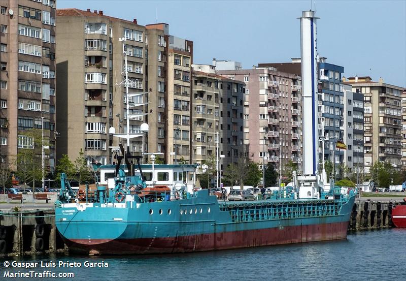 la naumon (General Cargo Ship) - IMO 7819864, MMSI 341069000, Call Sign V4FN4 under the flag of St Kitts & Nevis