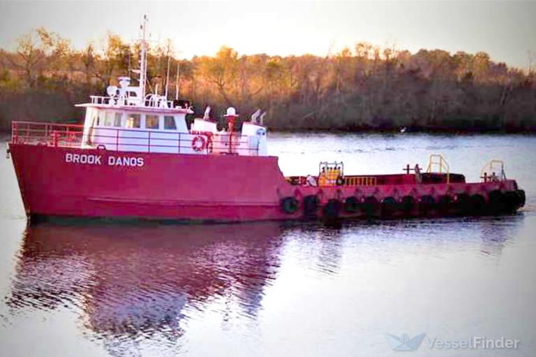 brook danos (Cargo ship) - IMO , MMSI 367081970, Call Sign WDC8122 under the flag of United States (USA)