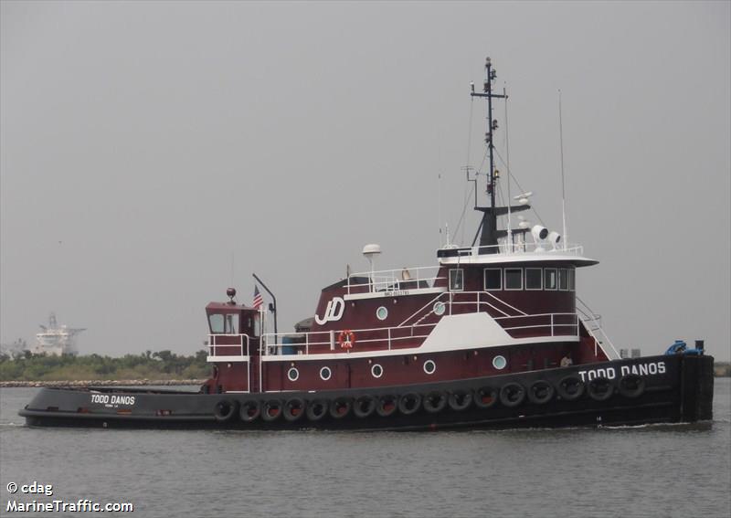 todd danos (Tug) - IMO 8023785, MMSI 367452990, Call Sign WDG9280 under the flag of United States (USA)