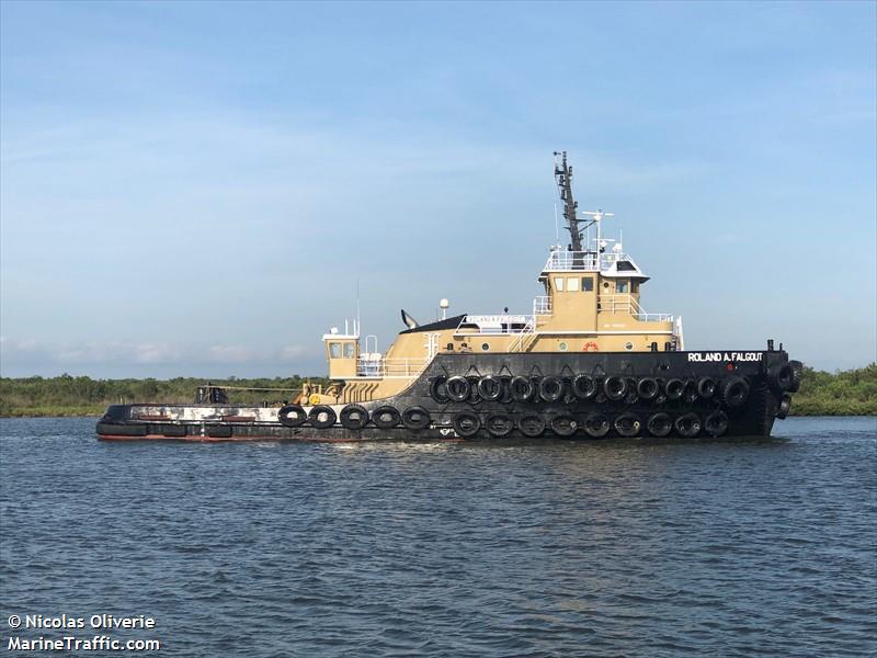 roland a falgout (Tug) - IMO 7509392, MMSI 367588580, Call Sign WDG9520 under the flag of United States (USA)