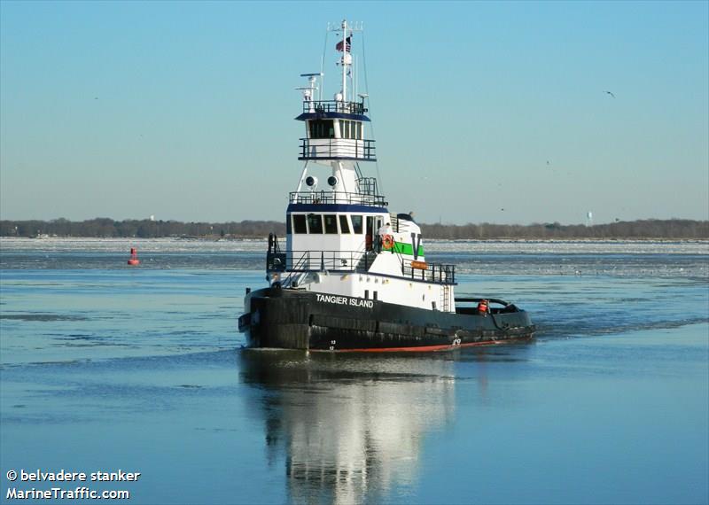 tangier island (Pusher Tug) - IMO 9665504, MMSI 367594190, Call Sign WDH2080 under the flag of United States (USA)