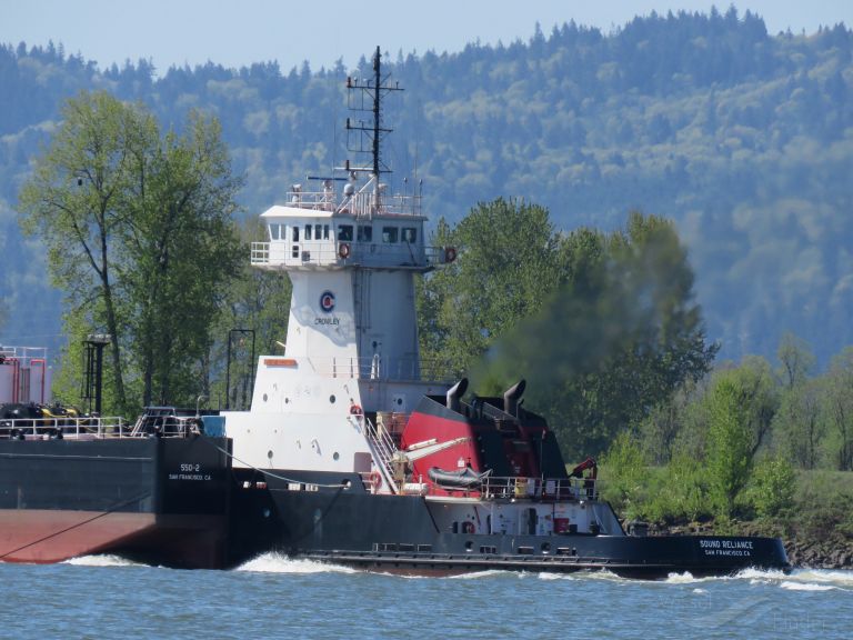 sound reliance (Pusher Tug) - IMO 9277369, MMSI 369580000, Call Sign WXAE under the flag of United States (USA)
