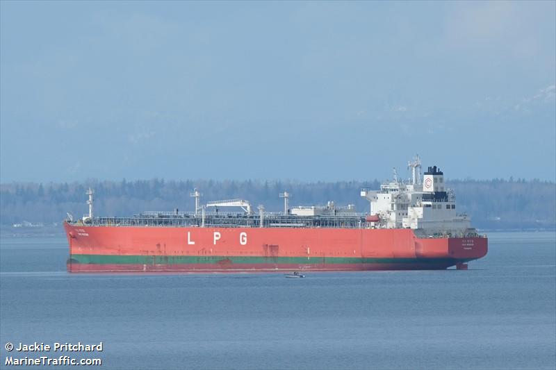 gas wisdom (LPG Tanker) - IMO 9788992, MMSI 373435000, Call Sign H9CC under the flag of Panama