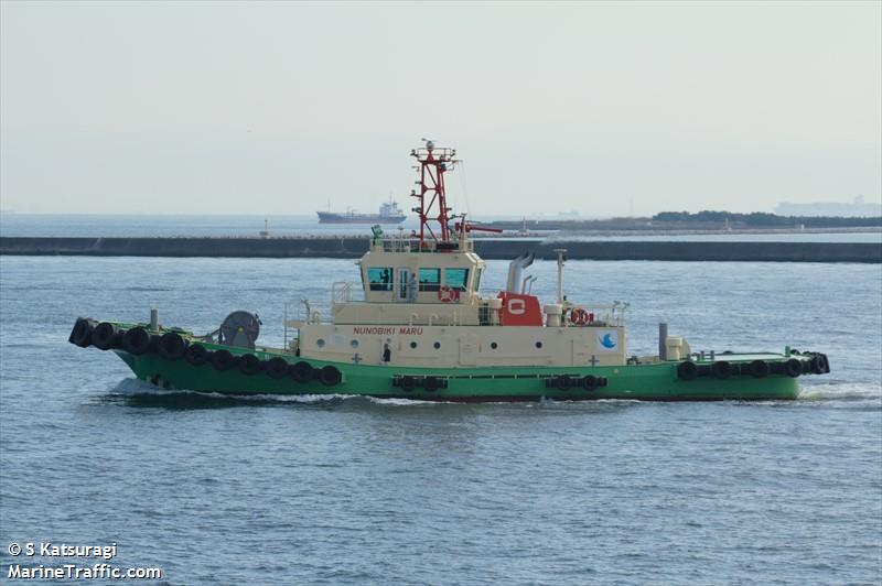 nunobiki maru (Tug) - IMO , MMSI 431003839, Call Sign JD3399 under the flag of Japan