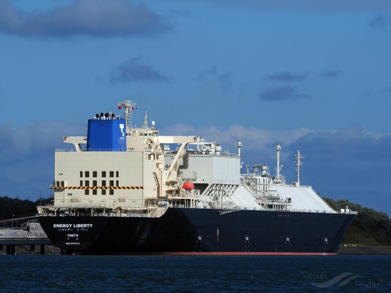 energy liberty (LNG Tanker) - IMO 9736092, MMSI 431540000, Call Sign 7JXP under the flag of Japan