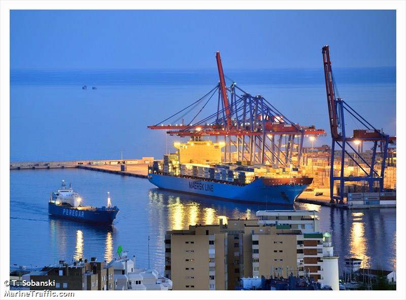 maersk lebu (Container Ship) - IMO 9526930, MMSI 477196800, Call Sign VRJH7 under the flag of Hong Kong