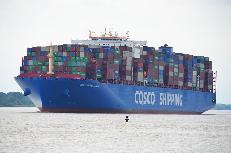 cosco azalea (Container Ship) - IMO 9785756, MMSI 477233300, Call Sign VRSG8 under the flag of Hong Kong