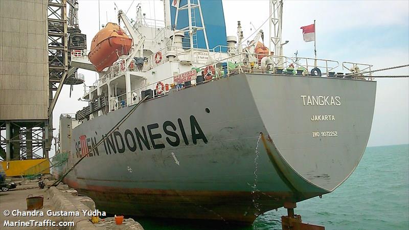tangkas (Cement Carrier) - IMO 9072252, MMSI 525019599, Call Sign POLH under the flag of Indonesia