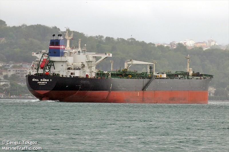 bull damai 1 (Crude Oil Tanker) - IMO 9248849, MMSI 525107013, Call Sign YCSP2 under the flag of Indonesia