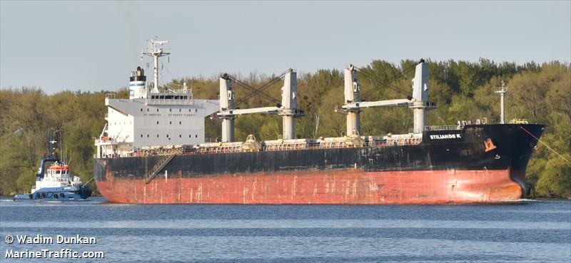 stilianos k (Bulk Carrier) - IMO 9478779, MMSI 538008170, Call Sign V7A2039 under the flag of Marshall Islands