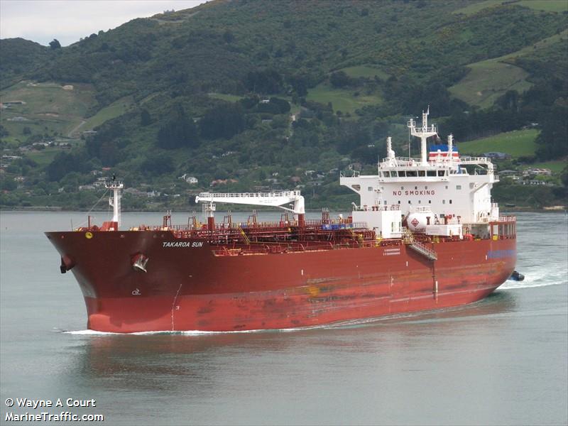 takaroa sun (Chemical/Oil Products Tanker) - IMO 9850202, MMSI 563105300, Call Sign 9V6745 under the flag of Singapore