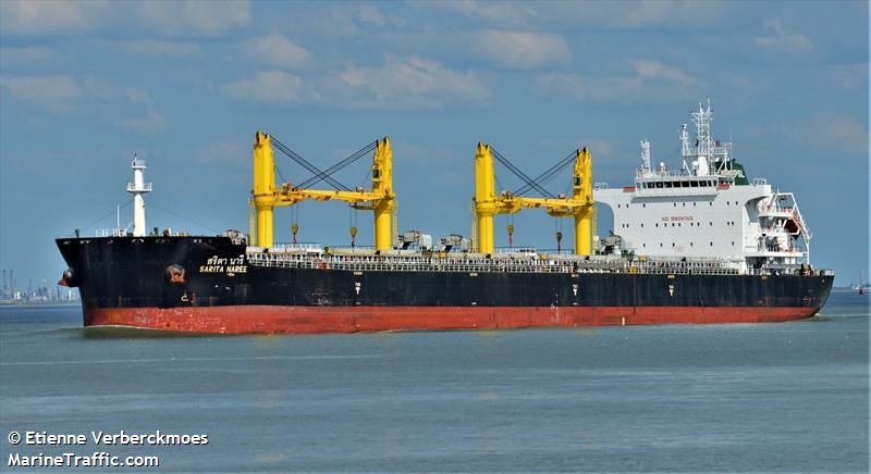 sarita naree (Bulk Carrier) - IMO 9726413, MMSI 567017000, Call Sign HSDA under the flag of Thailand