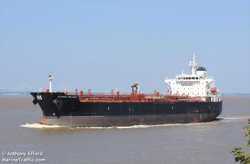 glenda melissa (Chemical/Oil Products Tanker) - IMO 9494682, MMSI 636015000, Call Sign A8XY9 under the flag of Liberia