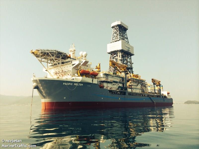 pacific meltem (Drilling Ship) - IMO 9657818, MMSI 636016410, Call Sign D5GB3 under the flag of Liberia