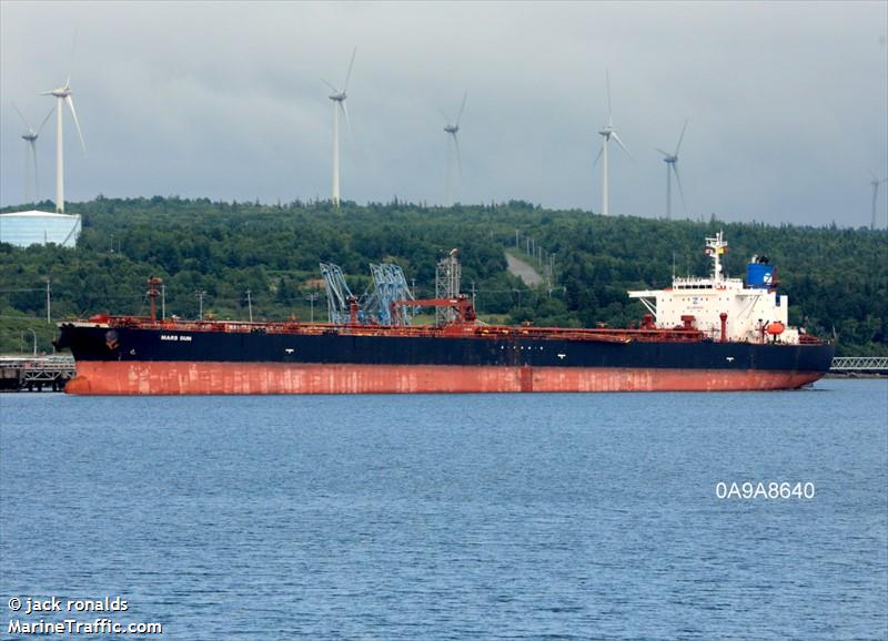 mars sun (Crude Oil Tanker) - IMO 9332781, MMSI 636016505, Call Sign D5GM8 under the flag of Liberia