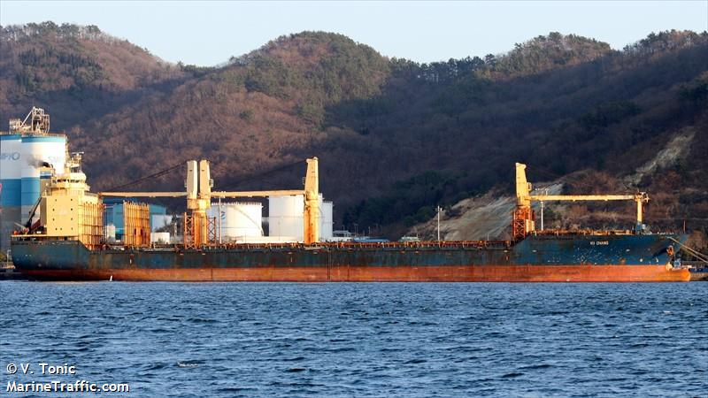 yu chang (General Cargo Ship) - IMO 9235359, MMSI 636018046, Call Sign A8VJ3 under the flag of Liberia