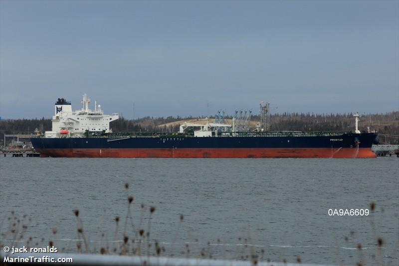 prostar (Crude Oil Tanker) - IMO 9833723, MMSI 636018750, Call Sign D5RF2 under the flag of Liberia