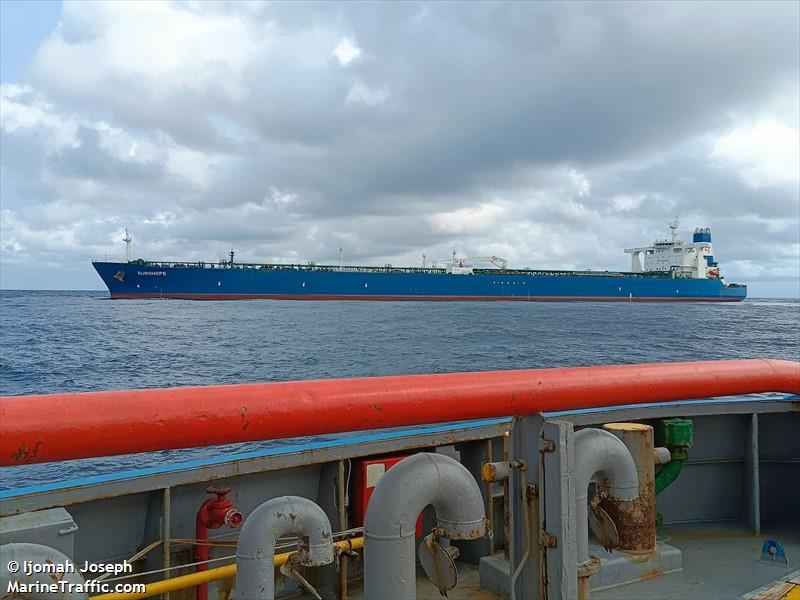 eurohope (Crude Oil Tanker) - IMO 9352559, MMSI 636019680, Call Sign D5VQ4 under the flag of Liberia