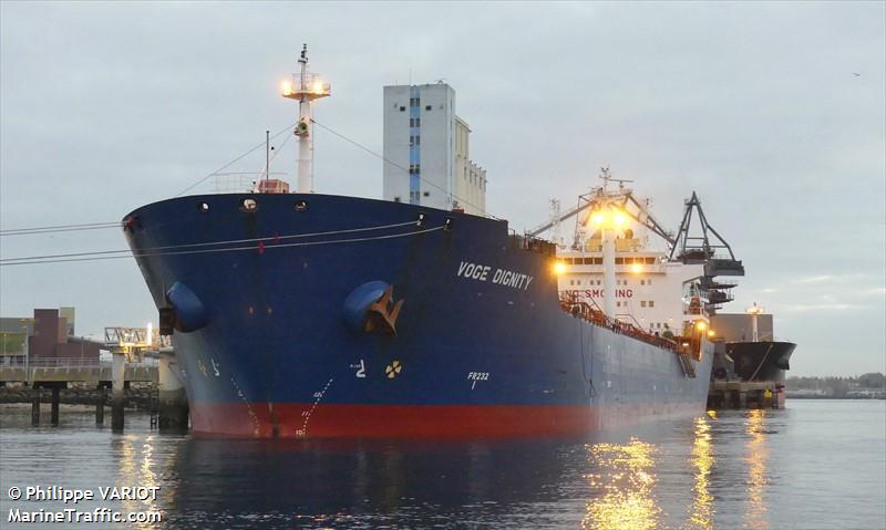 voge dignity (Chemical/Oil Products Tanker) - IMO 9420851, MMSI 636091700, Call Sign A8RQ9 under the flag of Liberia