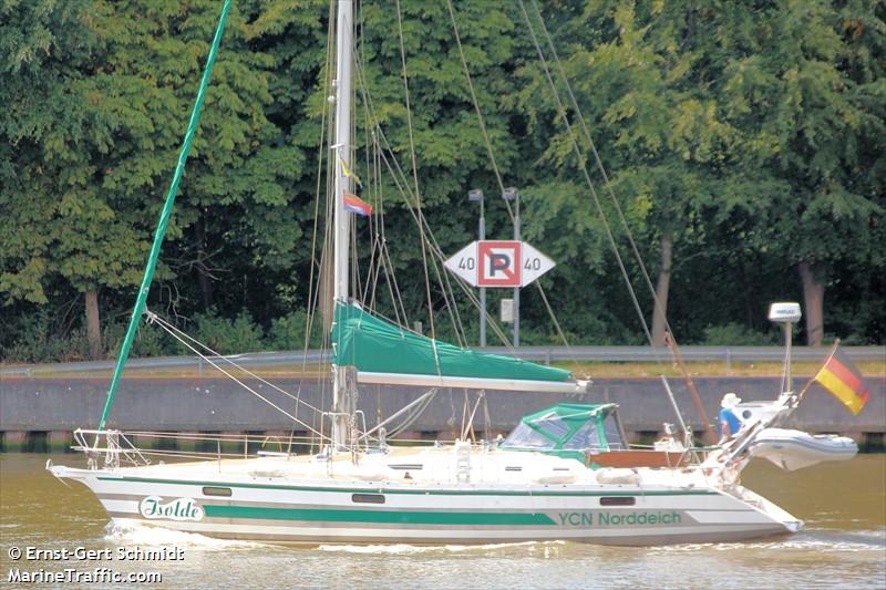 isolde (Sailing vessel) - IMO , MMSI 211346350, Call Sign DG5259 under the flag of Germany