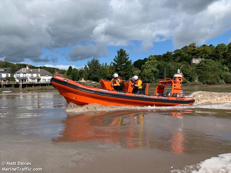 sara lifeboat 2 (-) - IMO , MMSI 232020105, Call Sign MEOL2 under the flag of United Kingdom (UK)