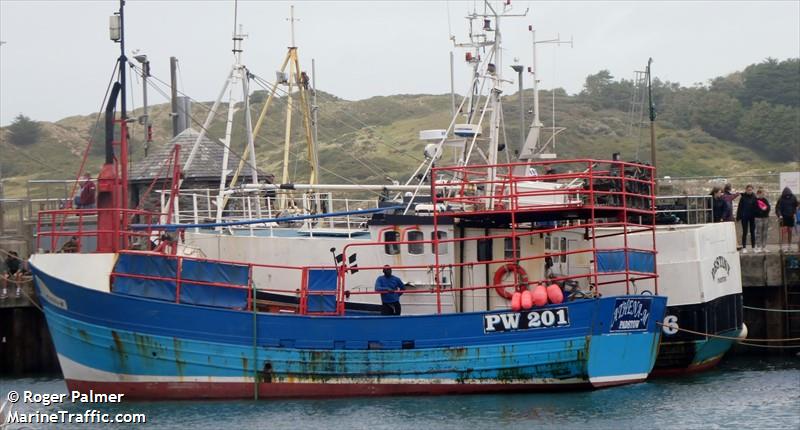 athena-m (Fishing vessel) - IMO , MMSI 235082718, Call Sign 2DXD8 under the flag of United Kingdom (UK)
