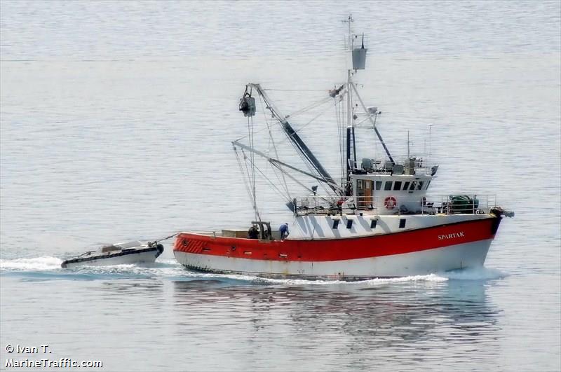 spartak (Fishing Vessel) - IMO 8332540, MMSI 238279740, Call Sign 9A6745 under the flag of Croatia