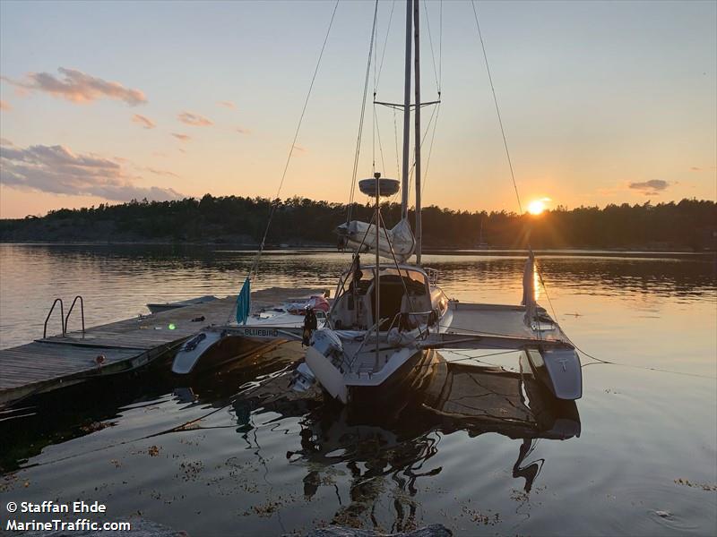 blue bird (Sailing vessel) - IMO , MMSI 265775710, Call Sign SF2169 under the flag of Sweden