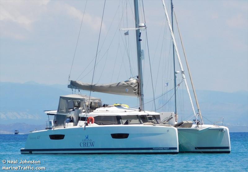 grand crew (Sailing vessel) - IMO , MMSI 319158300 under the flag of Cayman Islands