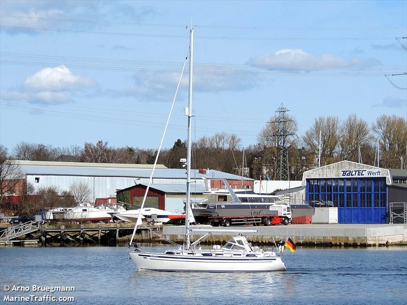 plumita 3 (Sailing vessel) - IMO , MMSI 211607080, Call Sign DC6876 under the flag of Germany