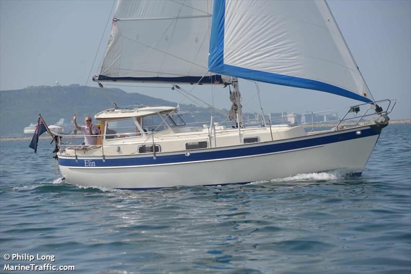 elin (Sailing vessel) - IMO , MMSI 235031148, Call Sign MFAY9 under the flag of United Kingdom (UK)