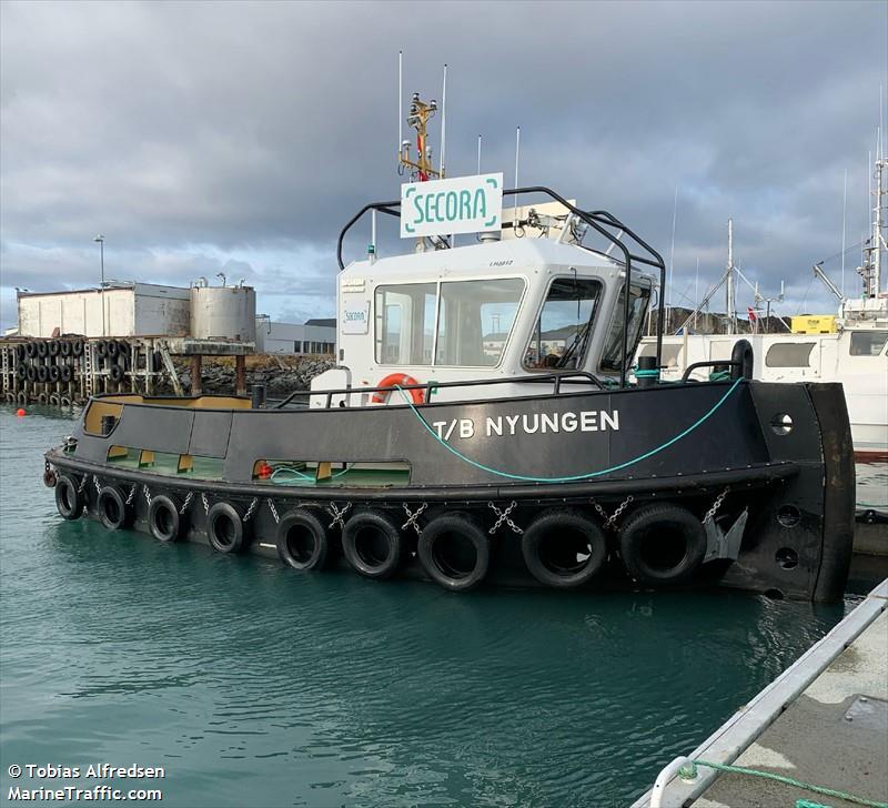 nyungen (Towing vessel) - IMO , MMSI 257097770, Call Sign LH3912 under the flag of Norway
