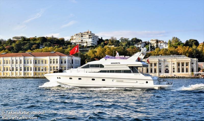senorita (Pleasure craft) - IMO , MMSI 271048048, Call Sign YMA8478 under the flag of Turkey