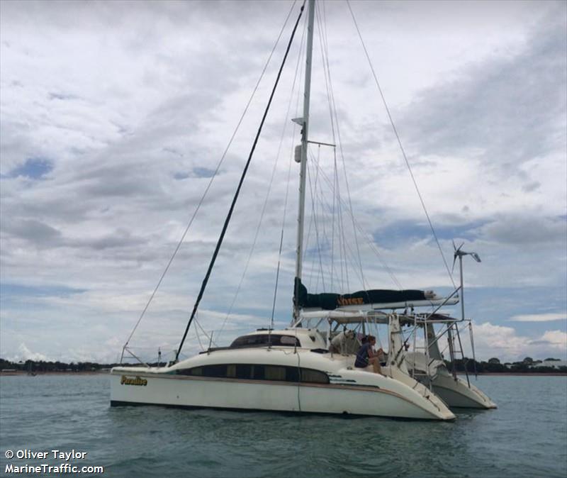 paradise (Sailing vessel) - IMO , MMSI 503069290 under the flag of Australia